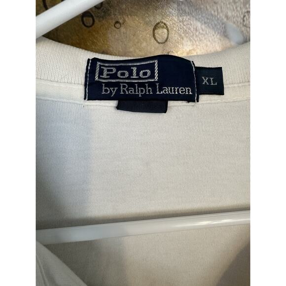 Ralph Lauren Comfort Fit Polo XL off white/ivory Men’s shirt Golf - Picture 4 of 4